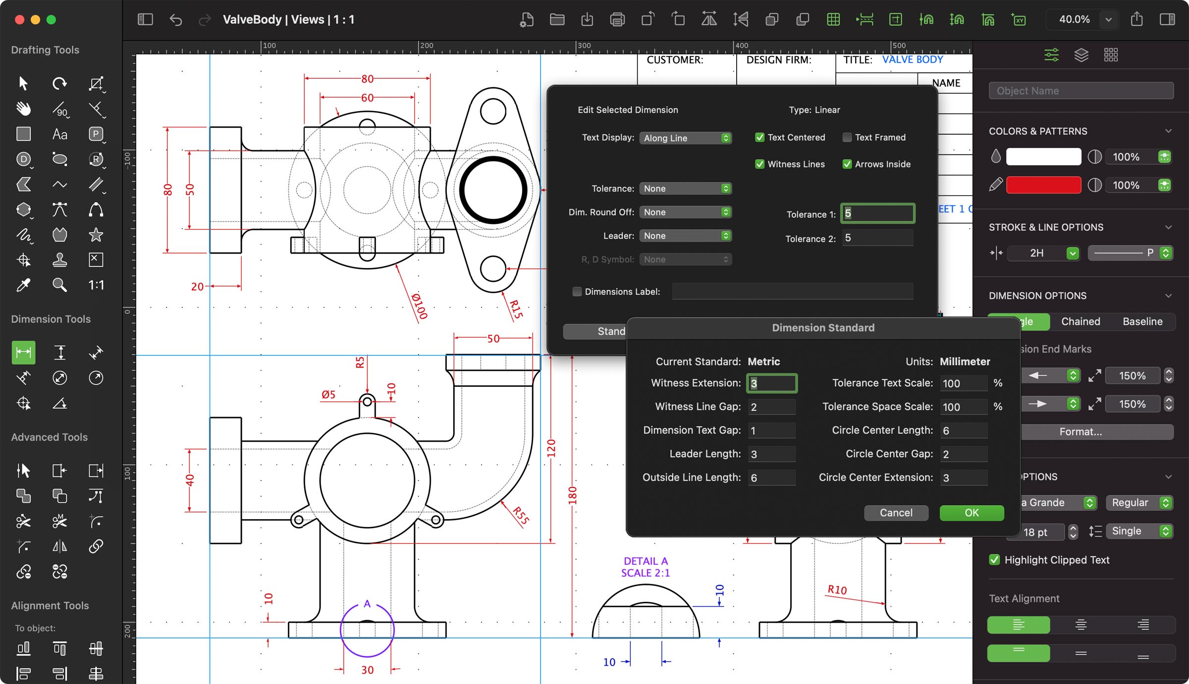 MacDraft Engineering Layout