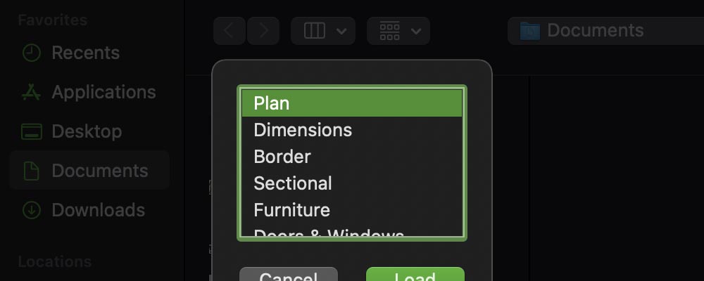 MacDraft New Document