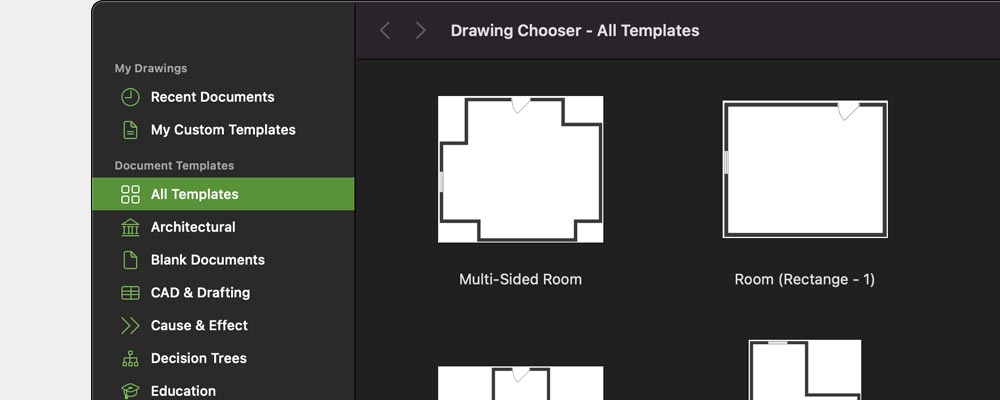 MacDraft New Document