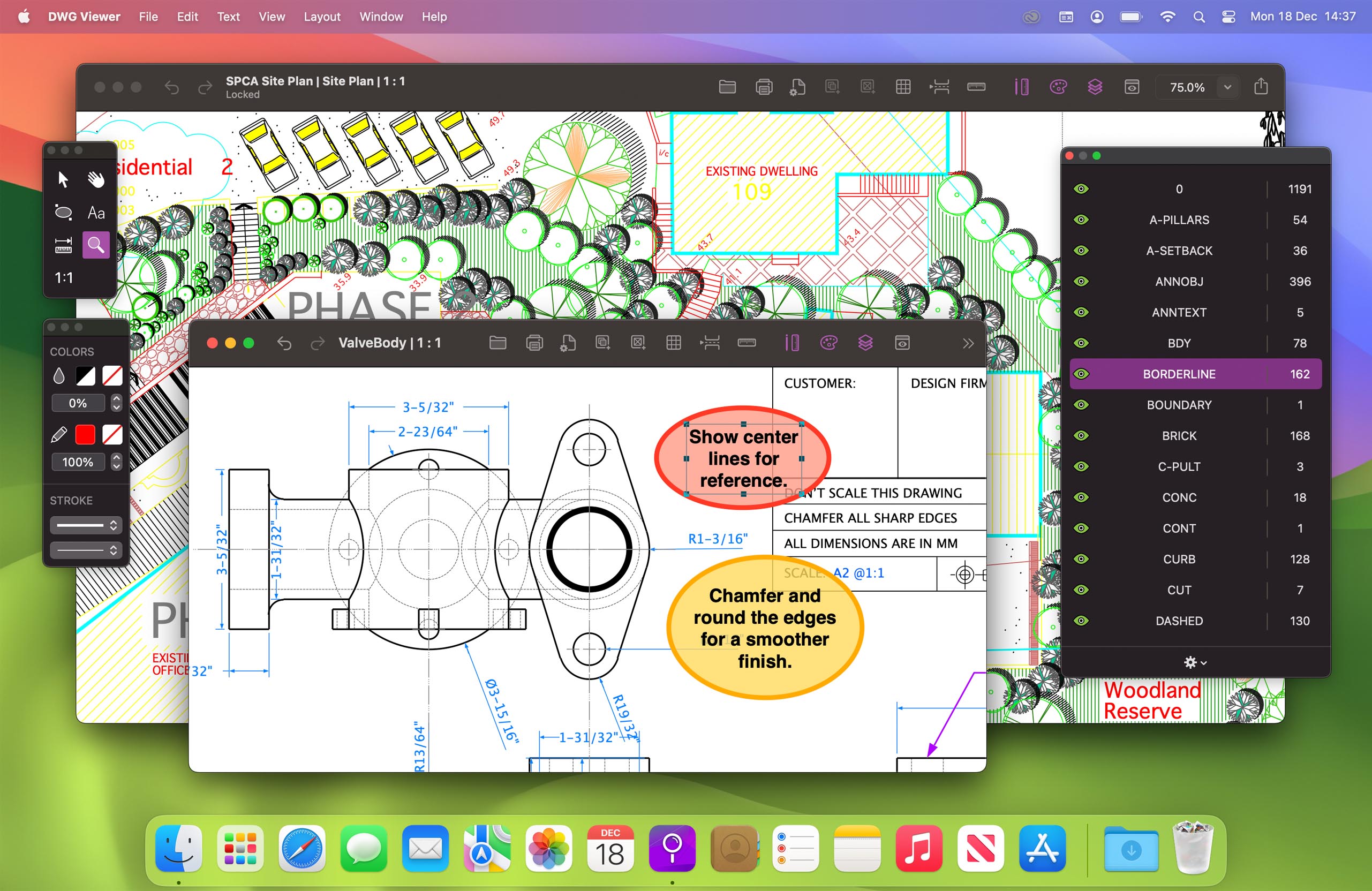 DWG Viewer Main Screen
